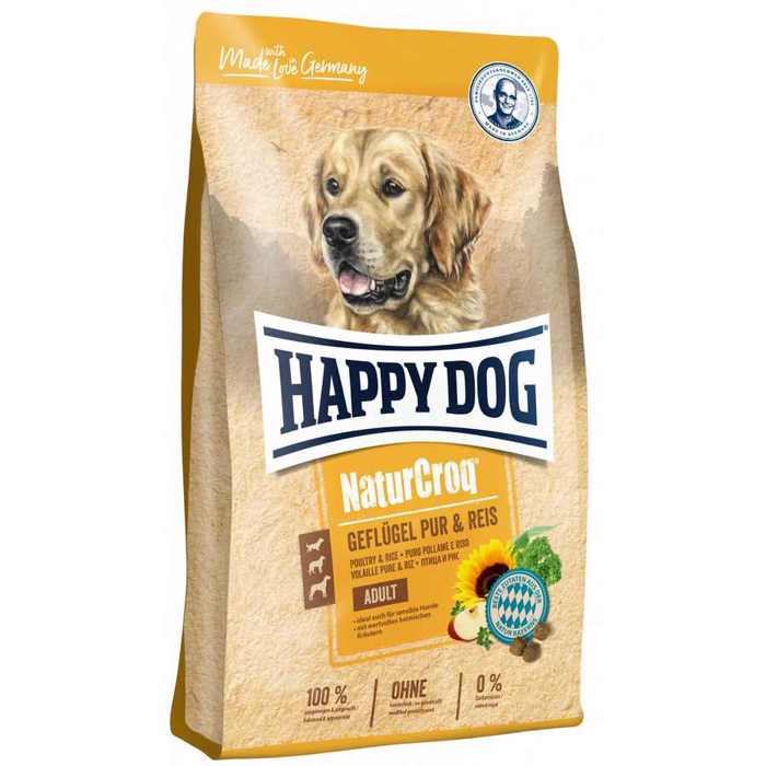 Happy Dog Xira Trofi Skulou NaturCroq Adult Chicken 4Kg